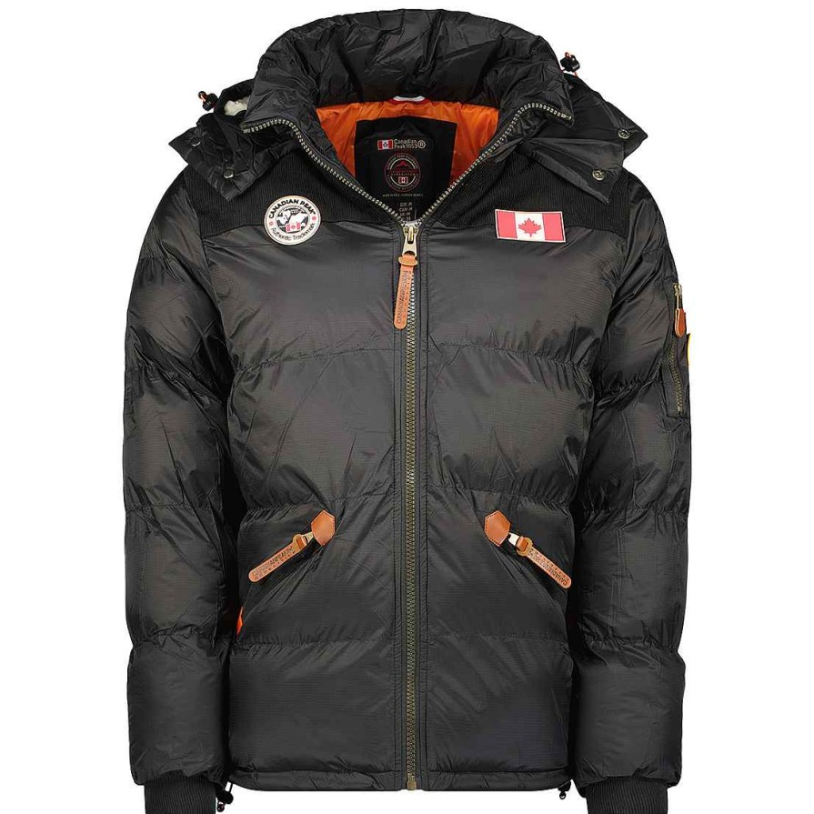 Man Canadian Peak Jacket | Celieak Cp Black Men 056