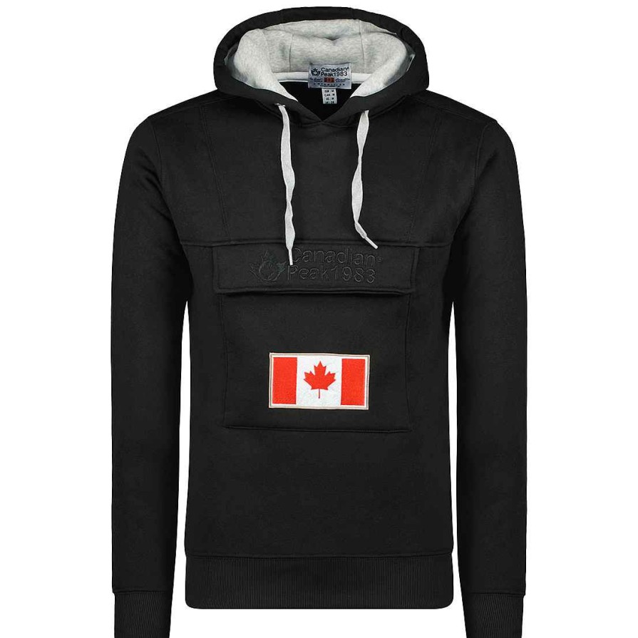 Man Canadian Peak Sweat | Gadreak Black-Bgrey Rm Men 054