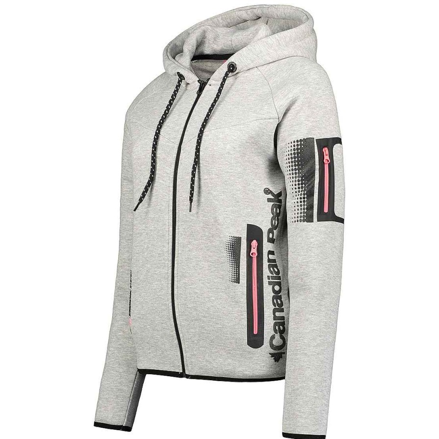 Women Canadian Peak Sweat | Fanatic L-Grey Lady Bs2 Cp 100