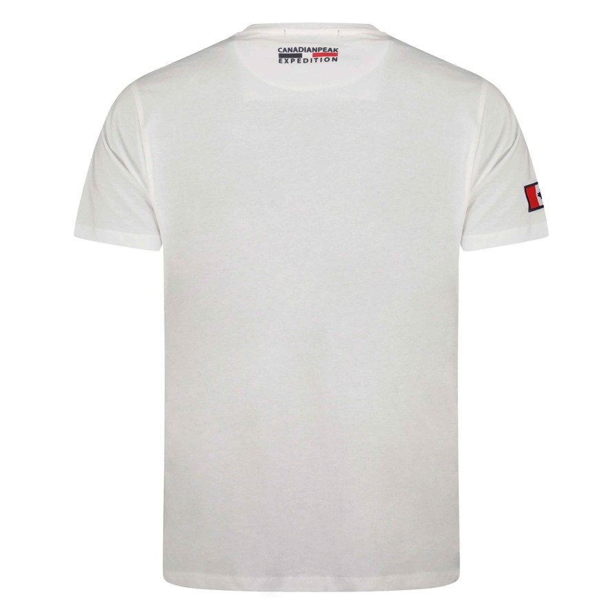 Man Canadian Peak T-Shirt | Jaspereak White Rm Men 249