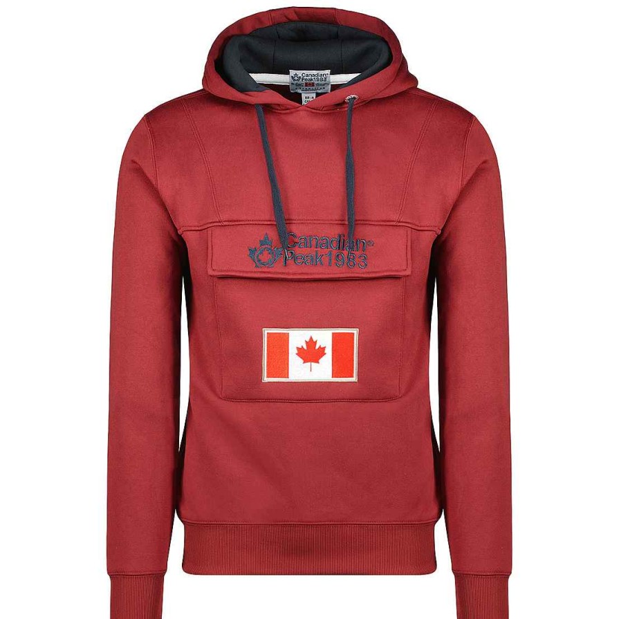 Boy Canadian Peak Sweat | Gadreak Burgundy Boy 054