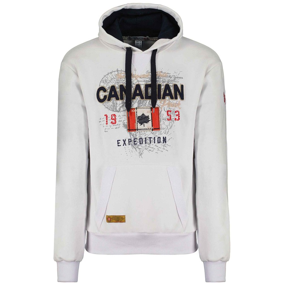 Man Canadian Peak Sweat | Guitreak White Rm Men 100