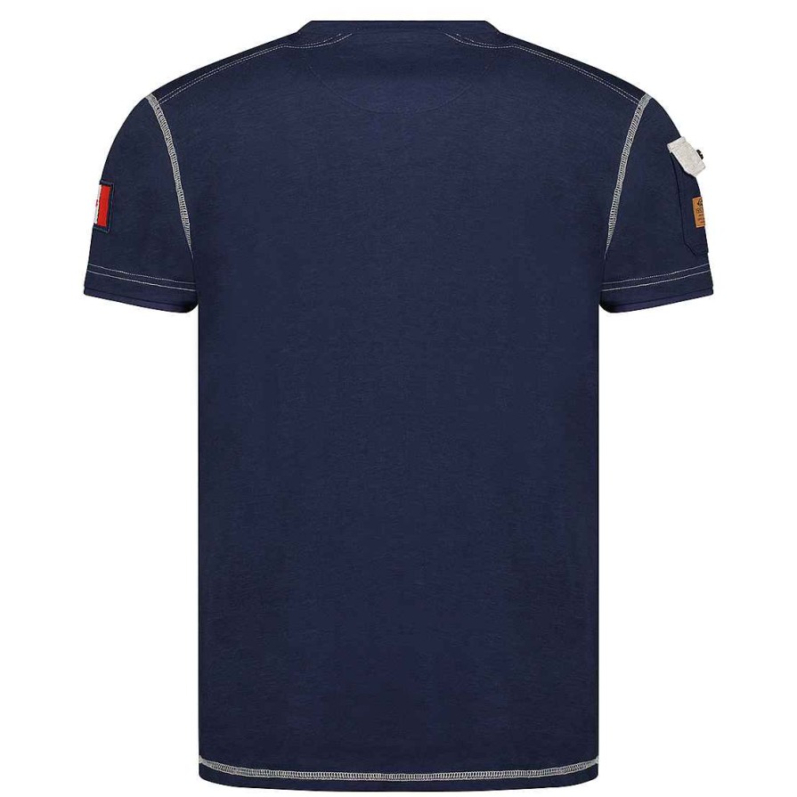 Man Canadian Peak T-Shirt | Jipeak Navy Men Cp Rm Men 235