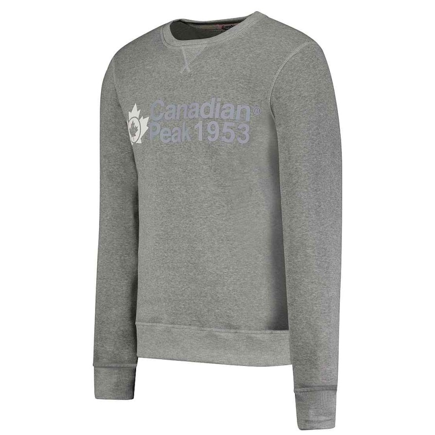 Man Canadian Peak Sweat | Ganteak Bgrey Rm Men 054