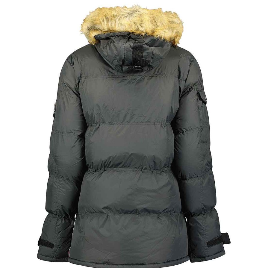 Girl Canadian Peak Parka | Bukka D-Grey Girl 001