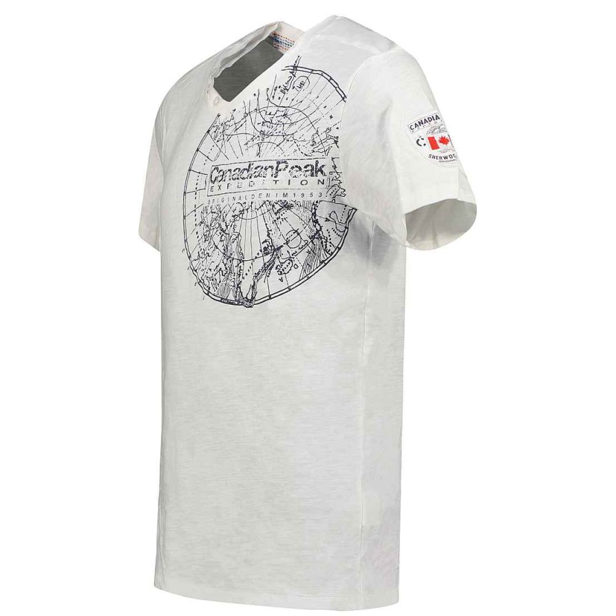 Man Canadian Peak T-Shirt | Jimperableak White Rm Men 249