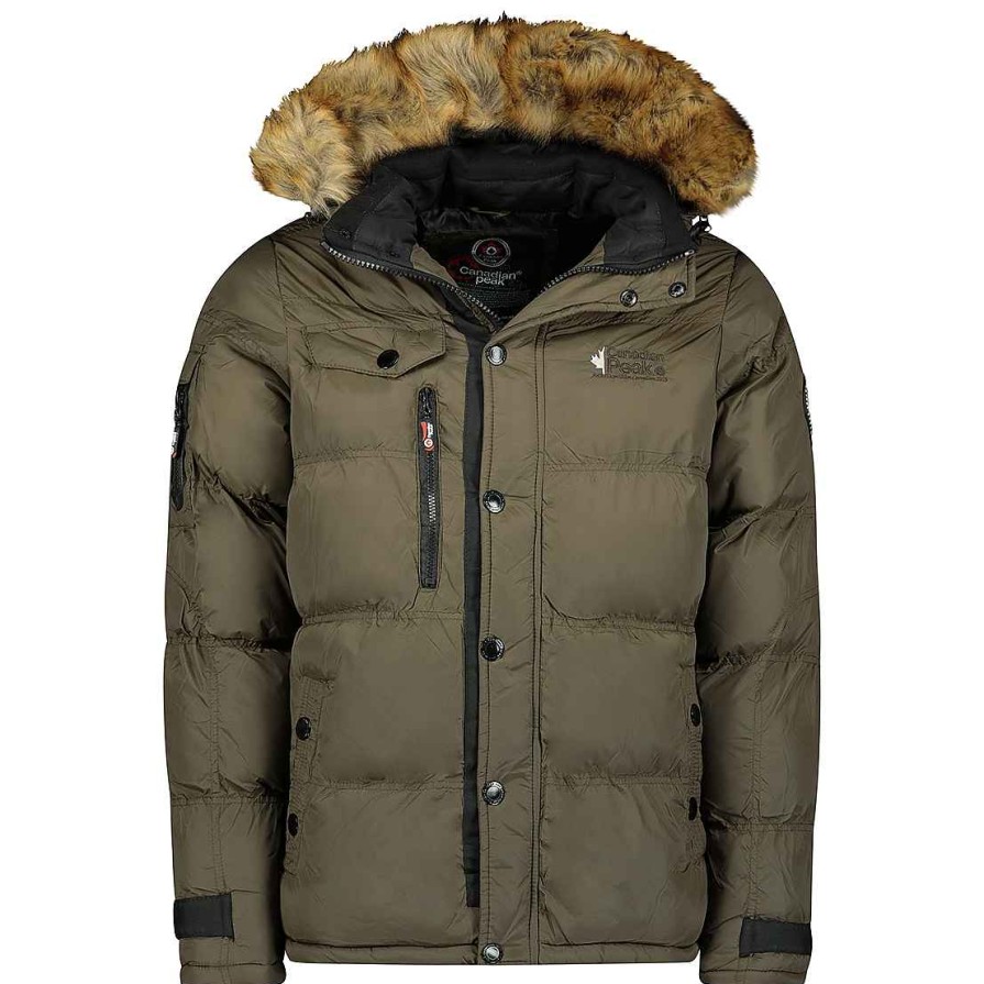 Man Canadian Peak Parka | Bukkateak Kaki Cp Rm Men 021