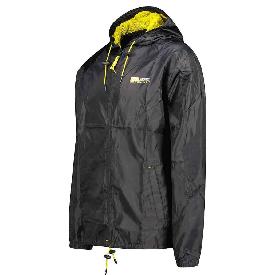 Man Canadian Peak Spring Jacket | Bretoneak Black Cp Men 244 Goz