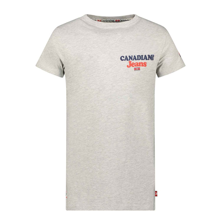 Man Canadian Peak T-Shirt | Joupeak Bgrey Rm Men 235