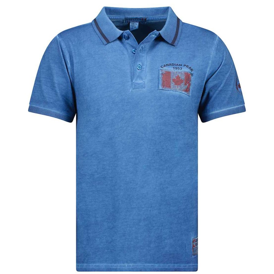 Man Canadian Peak Polo | Kotzeak Blue Rm Men 249