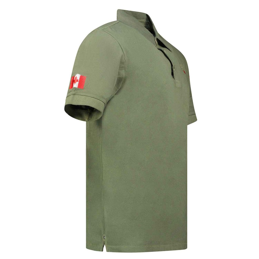 Man Canadian Peak Polo | Karseak Khaki Rm Men 249