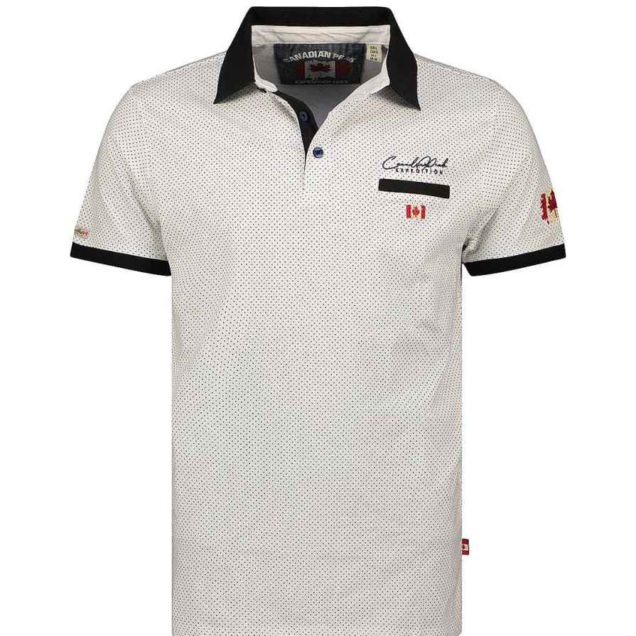 Man Canadian Peak Polo | Kingdomeak White Rm Men 207