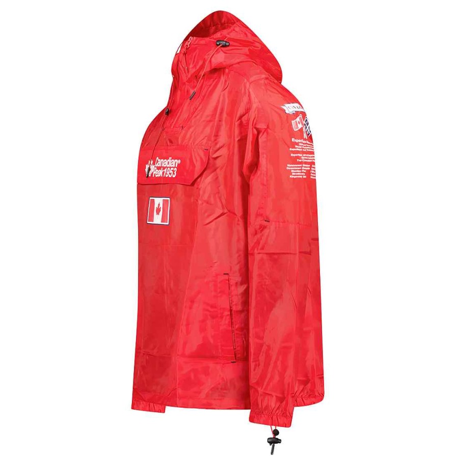 Man Canadian Peak Spring Jacket | Butaneak Red Rm Men 244