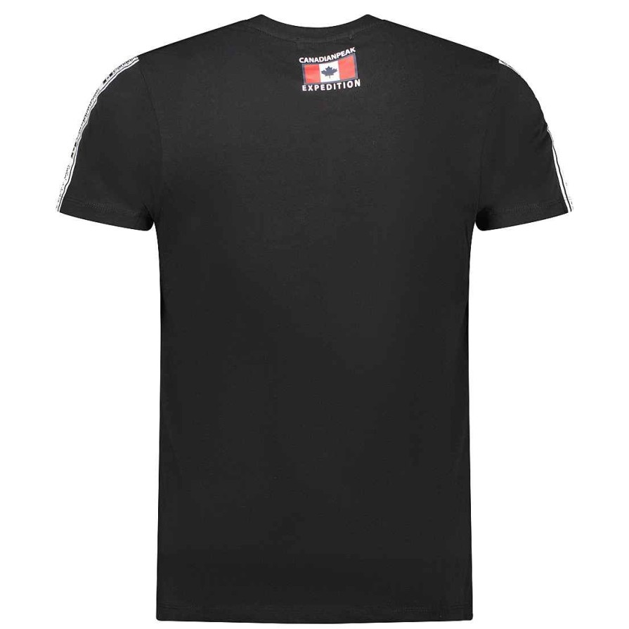 Man Canadian Peak T-Shirt | Javengeak Black Rm Men 249