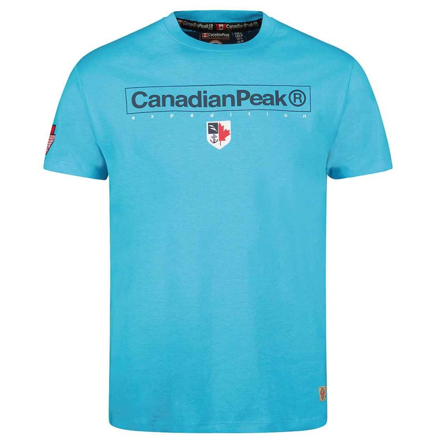 Man Canadian Peak T-Shirt | Jotruneak Turquoise Rm Men 249