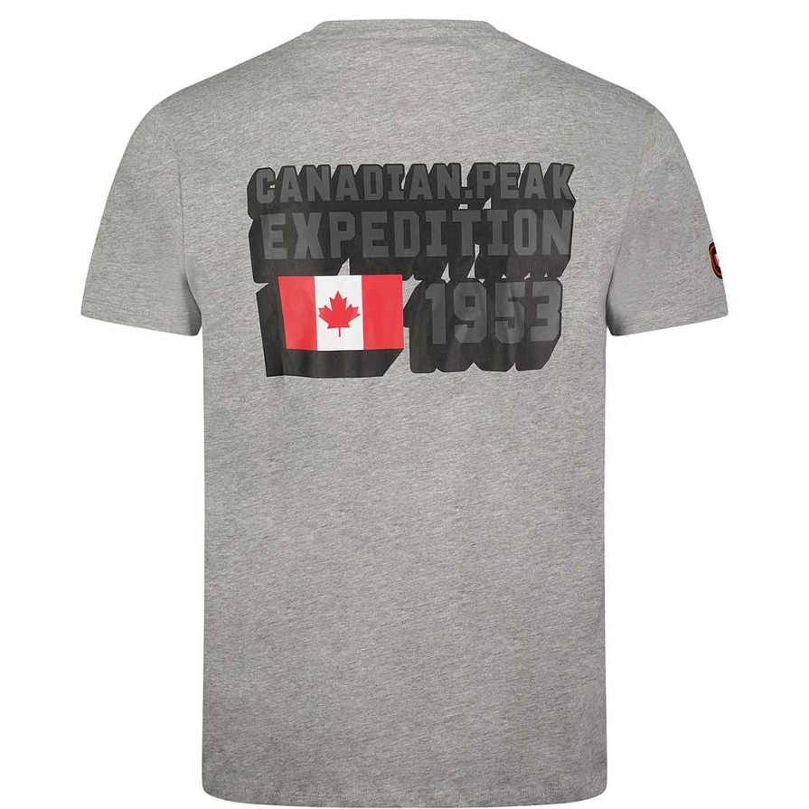 Man Canadian Peak T-Shirt | Jistereak Bgrey Rm Men 249