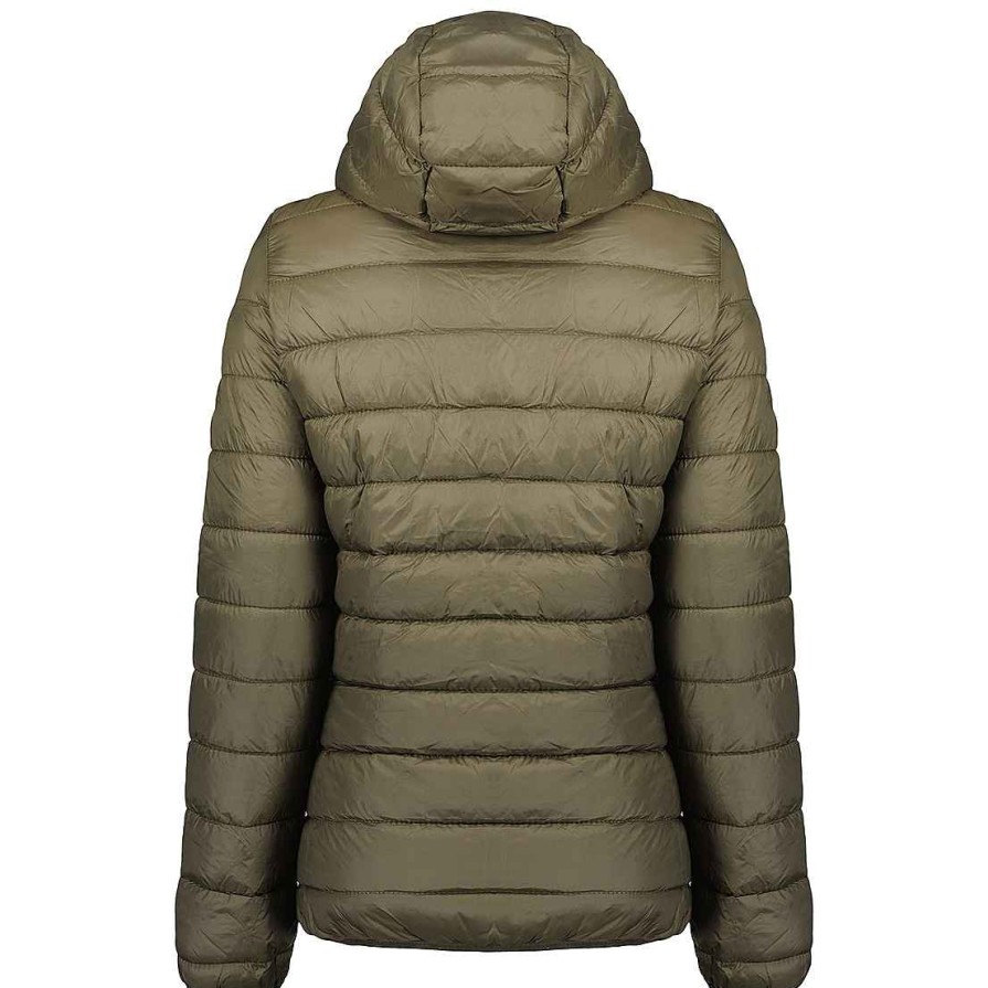 Women Canadian Peak Jacket | Anguila Hood Khaki Cp Bs Lady 001