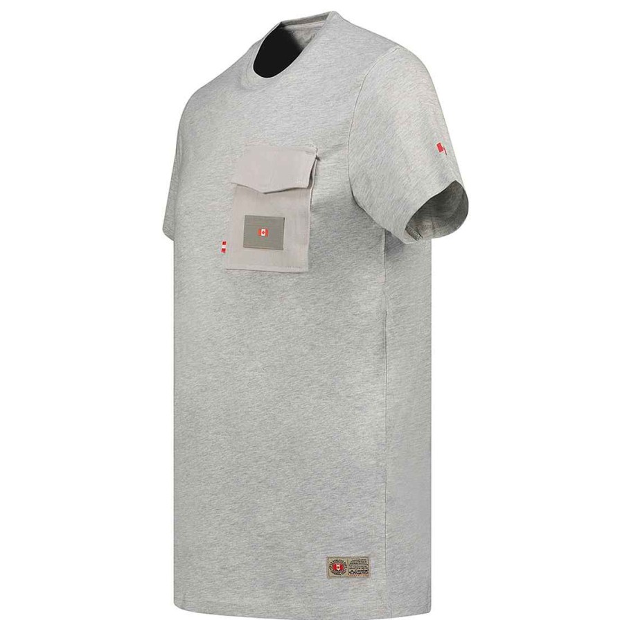 Man Canadian Peak T-Shirt | Josseak Bgrey Rm Men 235