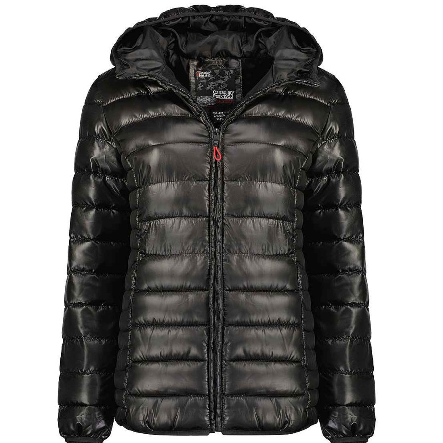 Girl Canadian Peak Jacket | Colombiana Hood Black Girl 096