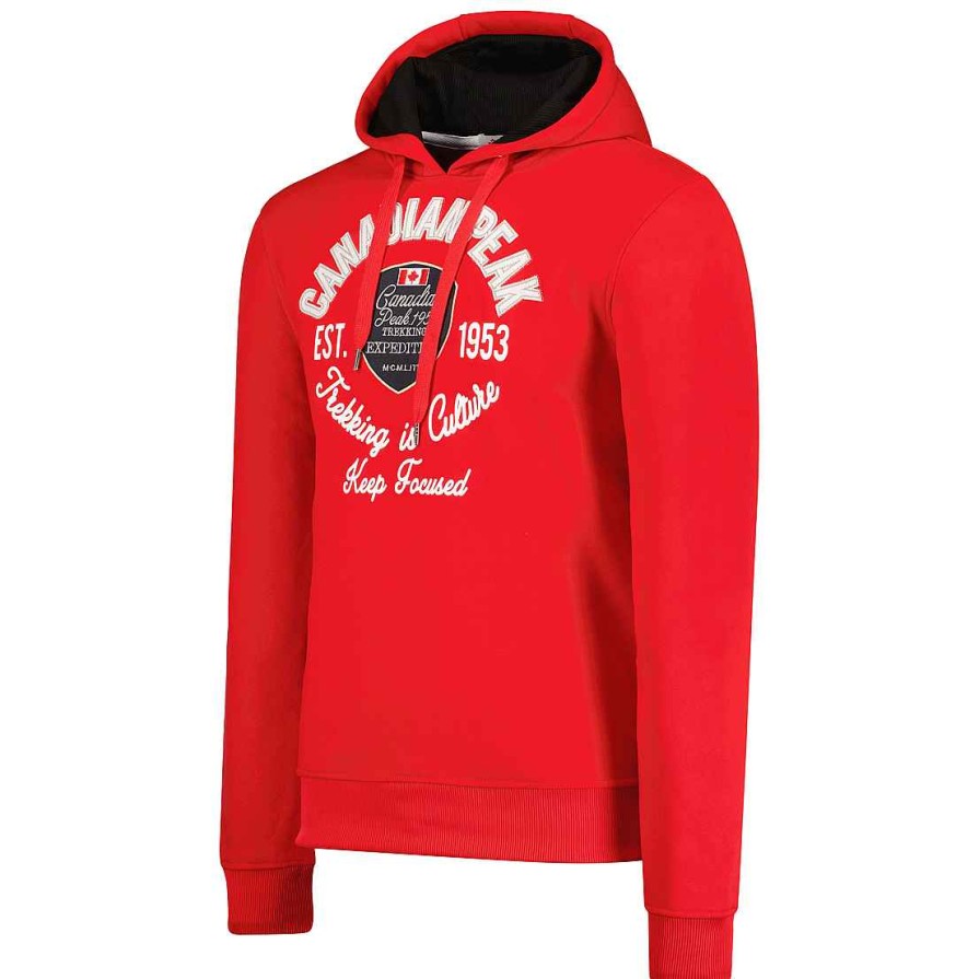 Man Canadian Peak Sweat | Garleak Red Rm Men 054