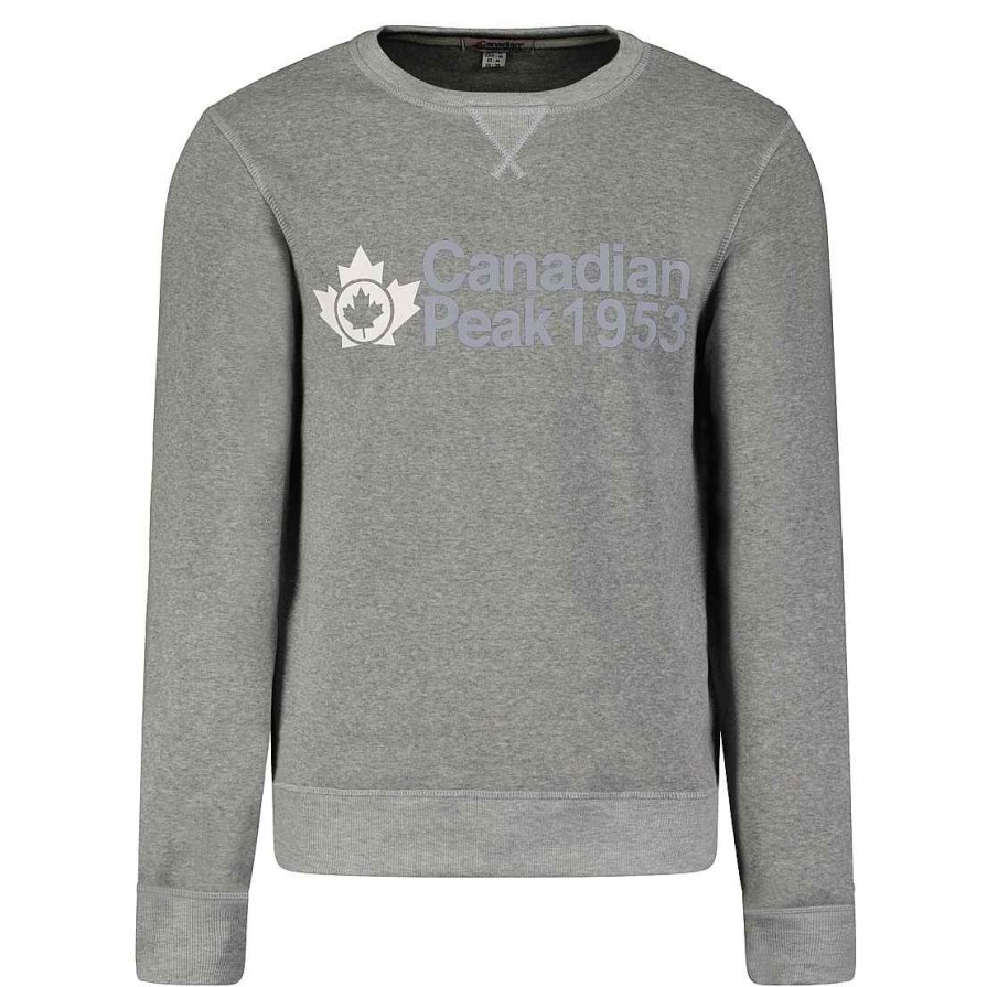 Man Canadian Peak Sweat | Ganteak Bgrey Rm Men 054