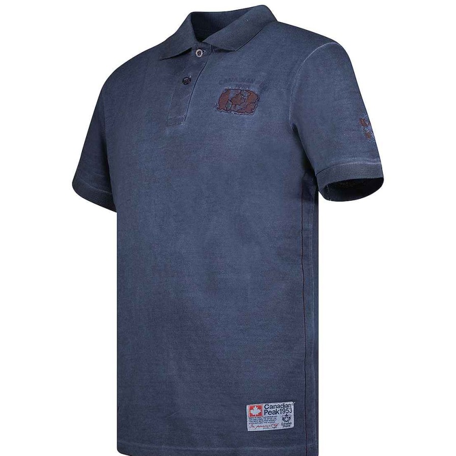 Man Canadian Peak Polo | Kotzeak Ss Cp Navy Men 100