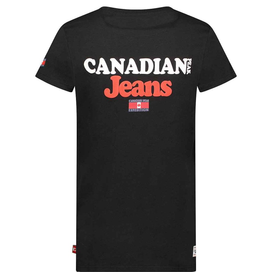 Man Canadian Peak T-Shirt | Joupeak Black Rm Men 235