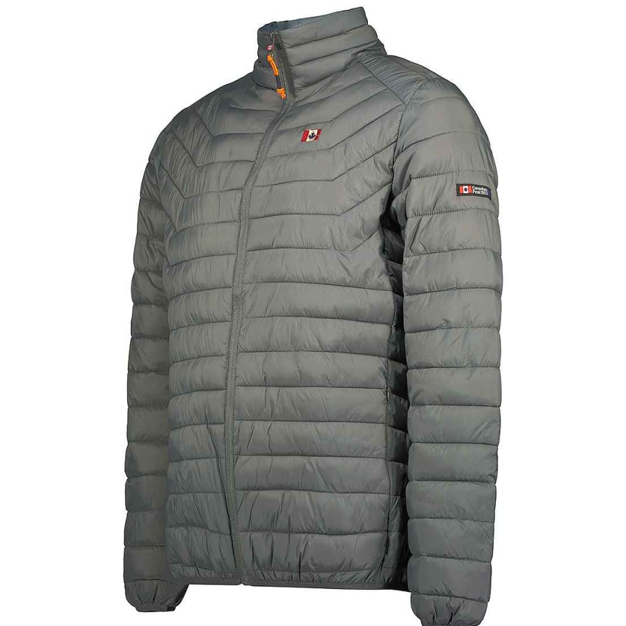 Man Canadian Peak Jacket | Astoneak Basic Dgrey Men 054