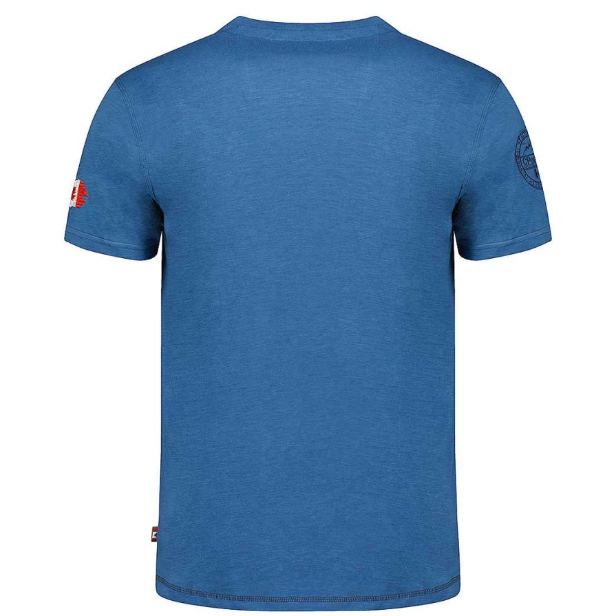 Man Canadian Peak T-Shirt | Joukeak Blue Rm Men 254