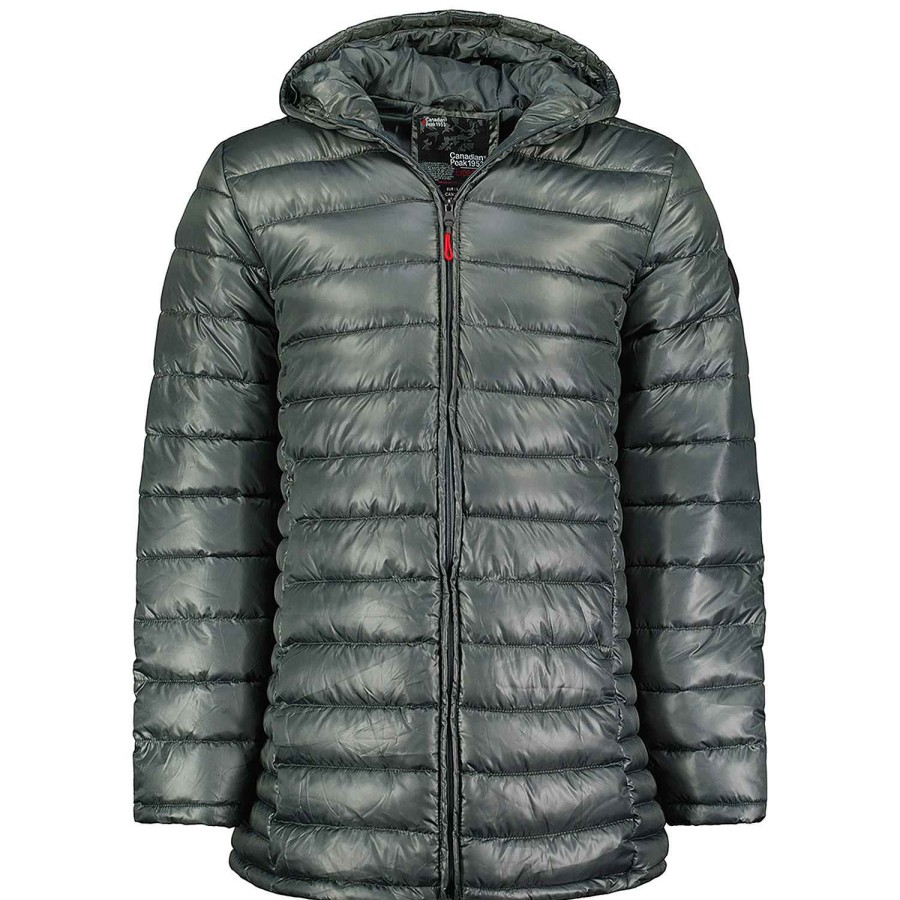 Man Canadian Peak Jacket | Calendreak Hood Long Dgrey Rm Cp Men 096