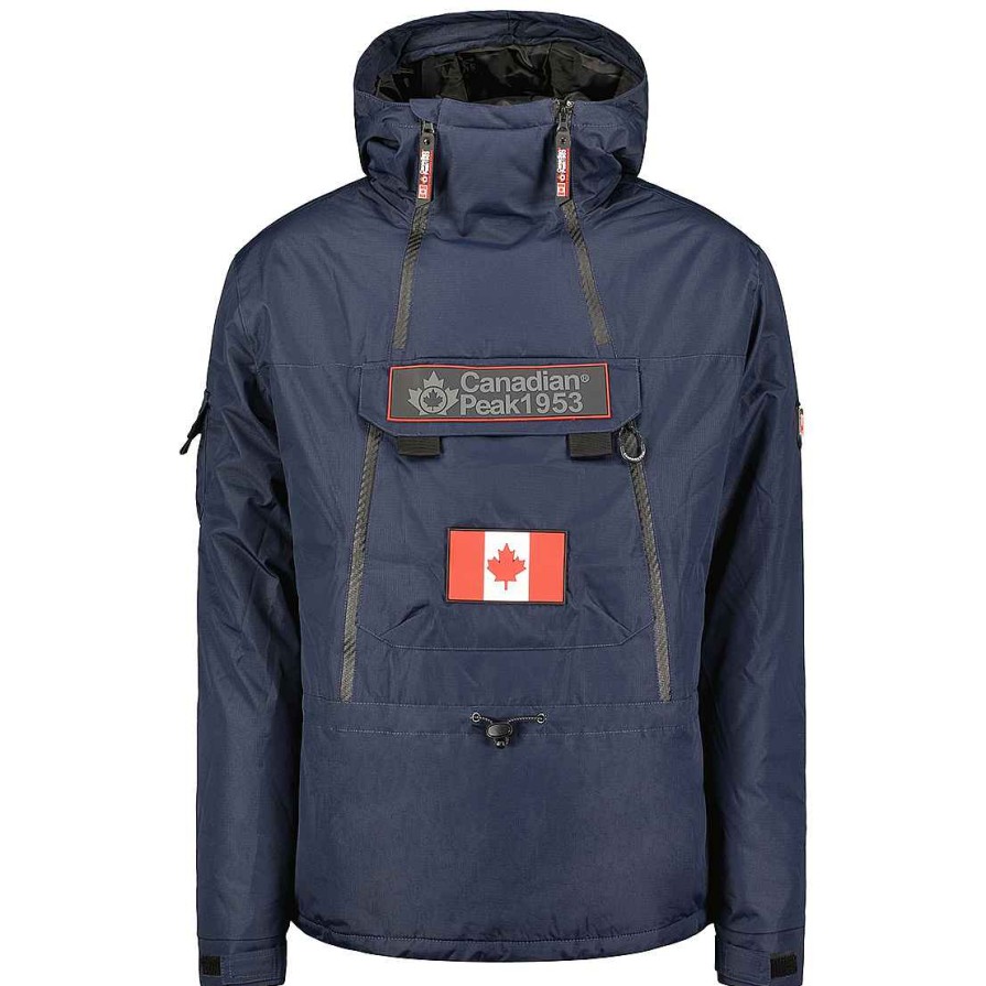 Man Canadian Peak Parka | Benyamineak Navy Rm Men 054