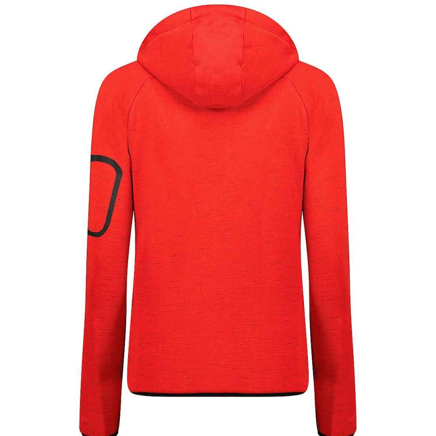 Women Canadian Peak Sweat | Fanatic Red Lady Bs2 Cp 100