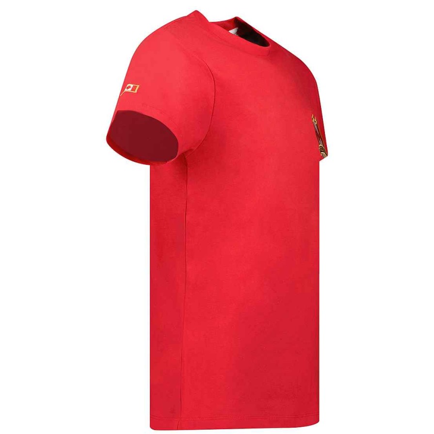 Man Canadian Peak T-Shirt | Jeganteak Red Rm Men 249