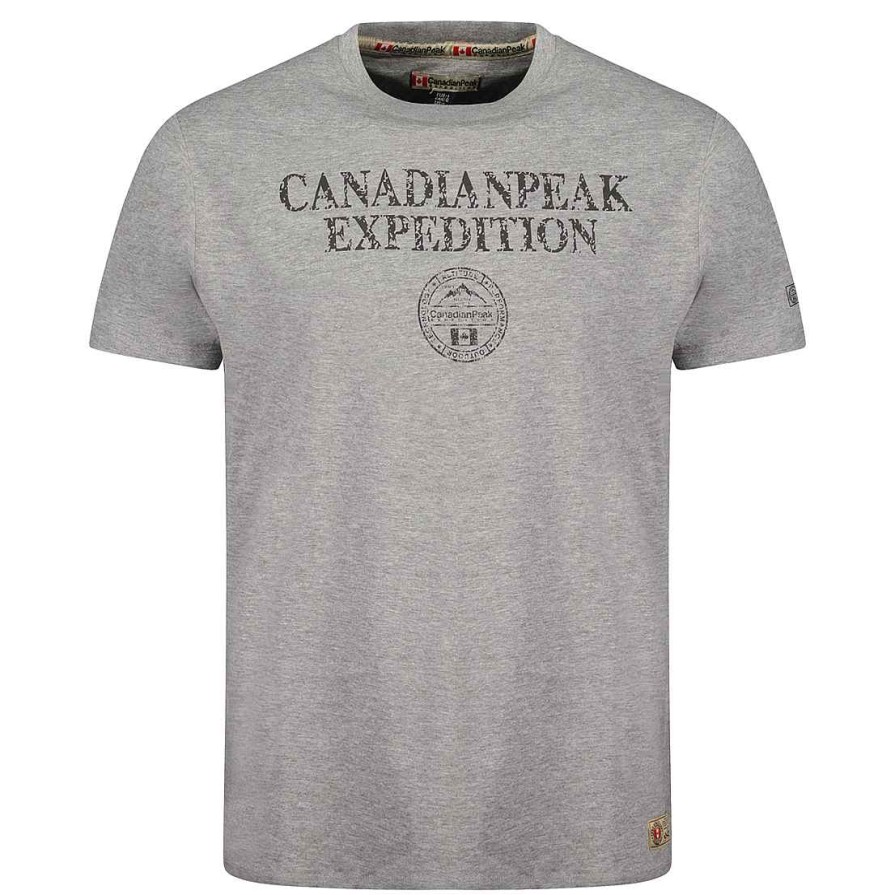 Man Canadian Peak T-Shirt | Jvickeak Bgrey Rm Men 249