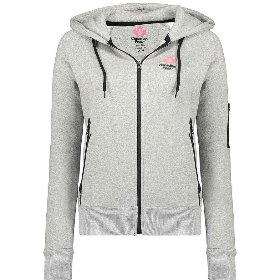 Women Canadian Peak Sweat | Fabiola L-Grey Lady Bs4 Cp 100