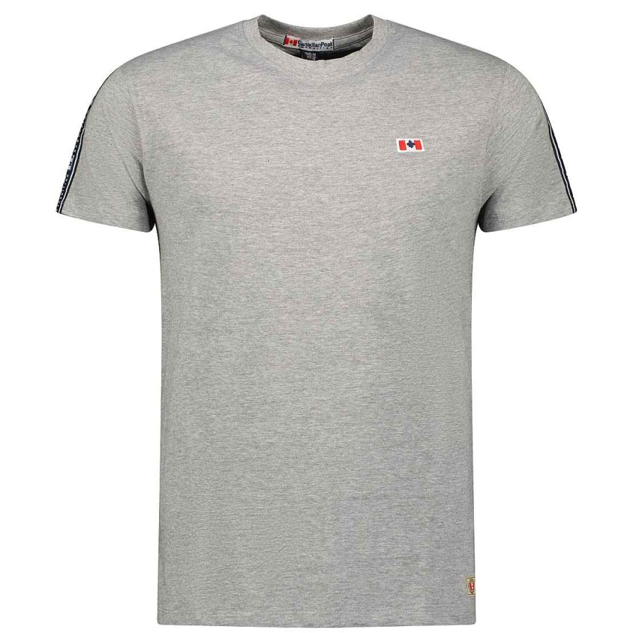 Man Canadian Peak T-Shirt | Javengeak Bgrey Rm Men 249