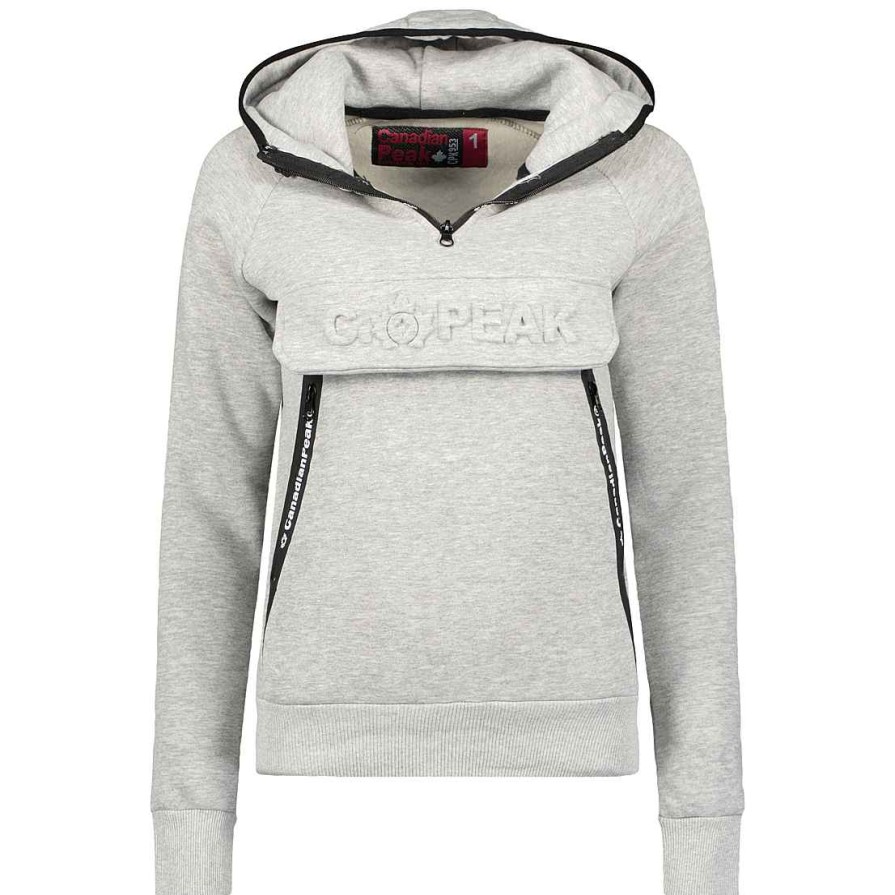 Women Canadian Peak Sweat | Gorteak L-Grey Lady Bs2 Cp 100