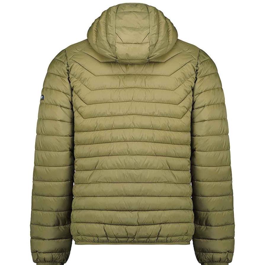 Man Canadian Peak Jacket | Astoneak Hood Khaki Men 054