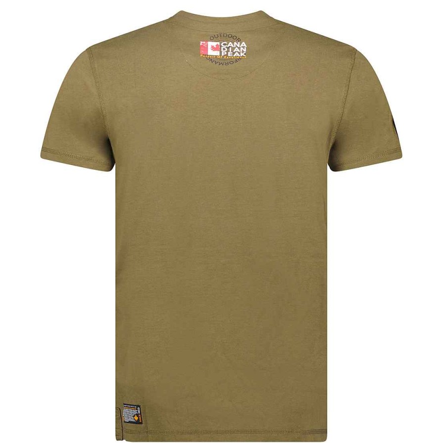 Man Canadian Peak T-Shirt | Jiltord Kaki Cp Rm Men 235