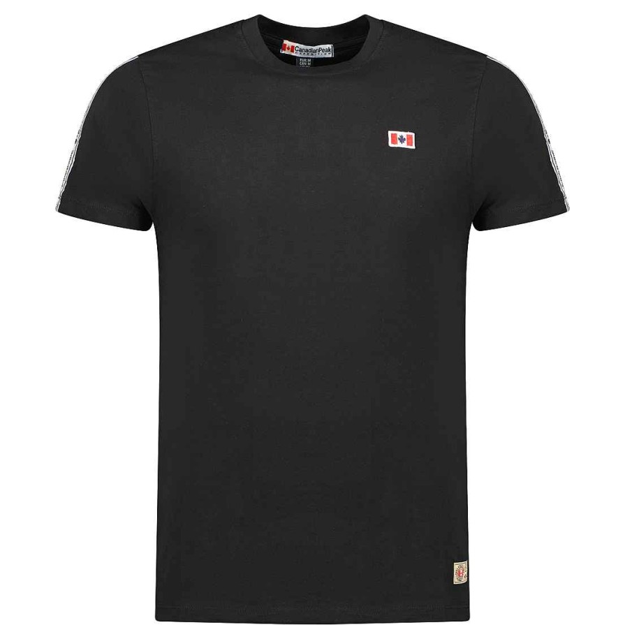 Man Canadian Peak T-Shirt | Javengeak Black Rm Men 249