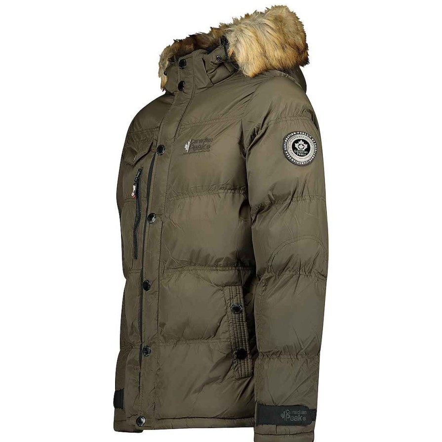 Man Canadian Peak Parka | Bukkateak Kaki Cp Rm Men 021