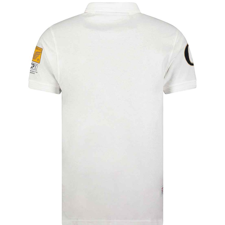 Man Canadian Peak Polo | Kelaneak White Rm Men 419