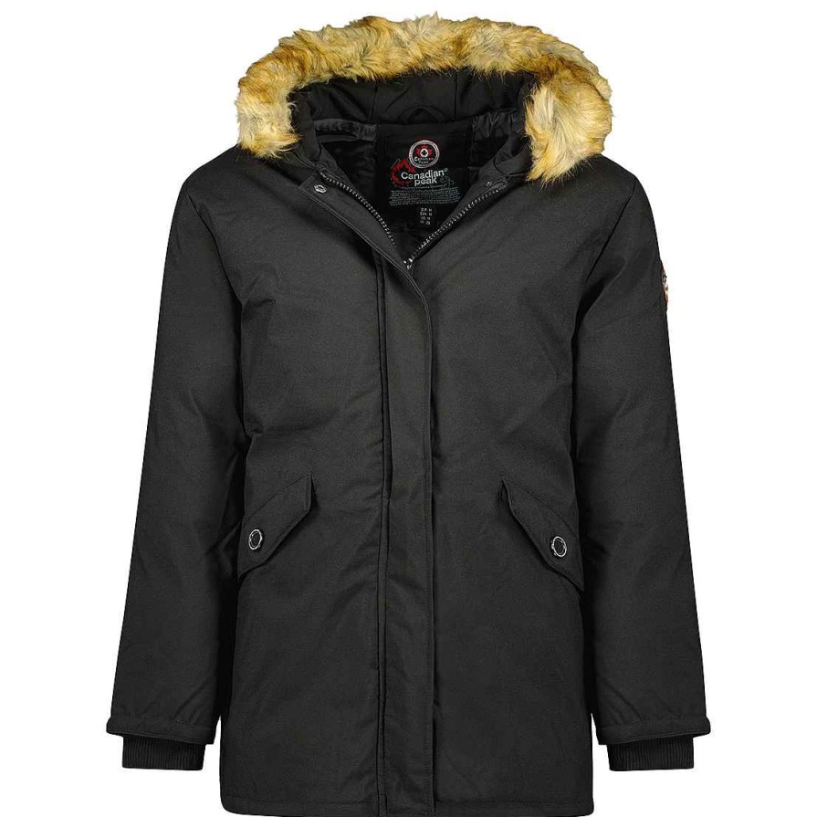 Man Canadian Peak Parka | Bagweak Black Cp Rm Men 001