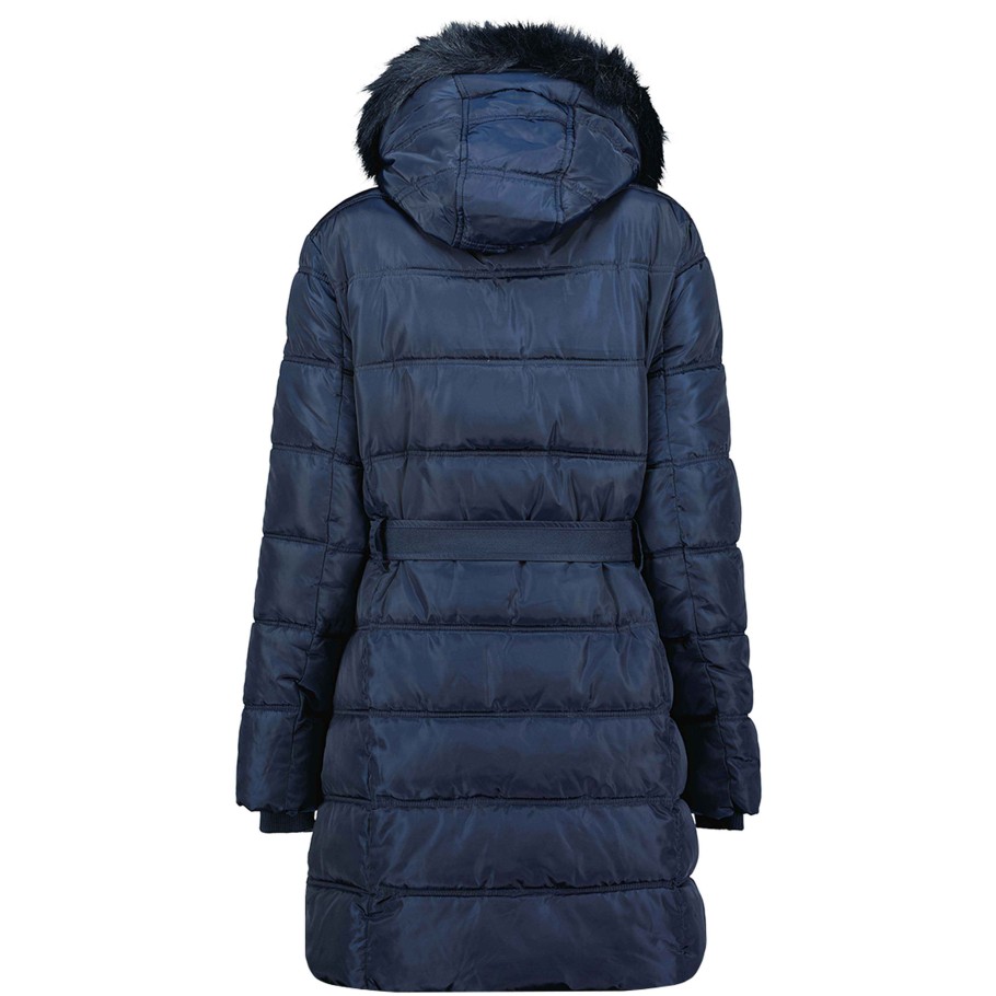 Women Canadian Peak Parka | Diamentreak Long Navy Cp Lady Bs 054