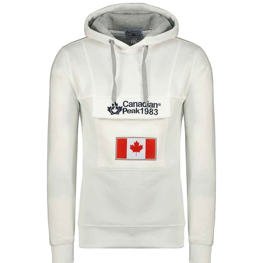 Man Canadian Peak Sweat | Gadreak White-Mediumgrey Rm Men 054