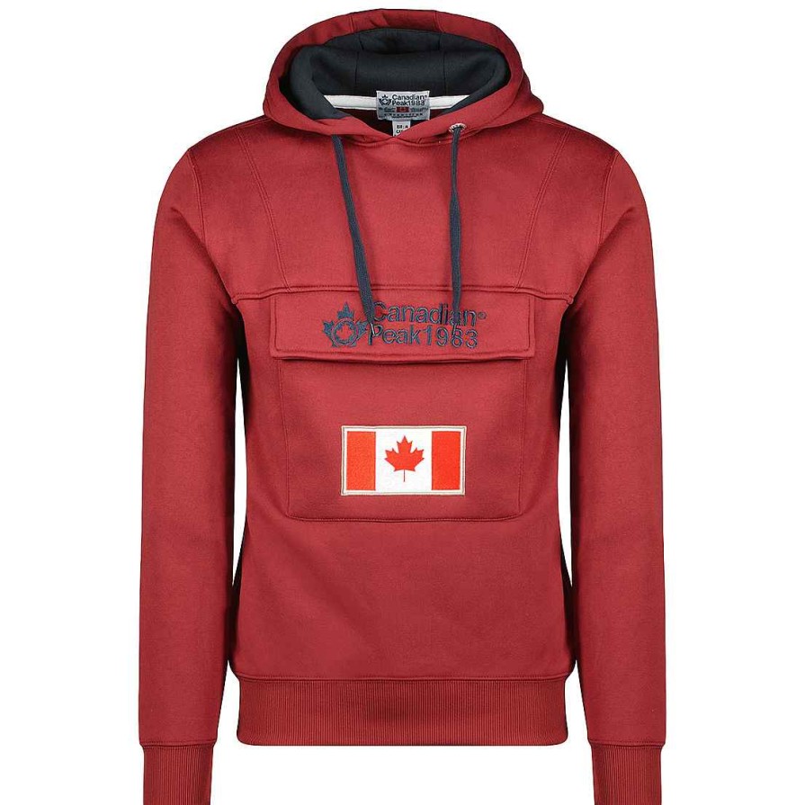 Man Canadian Peak Sweat | Gadreak Burgundy Rm Men 054