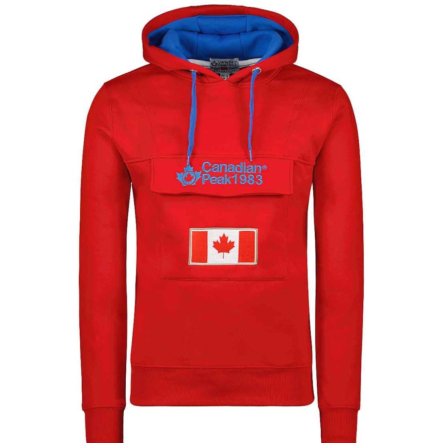 Man Canadian Peak Sweat | Gadreak Red-Blue Rm Men 054